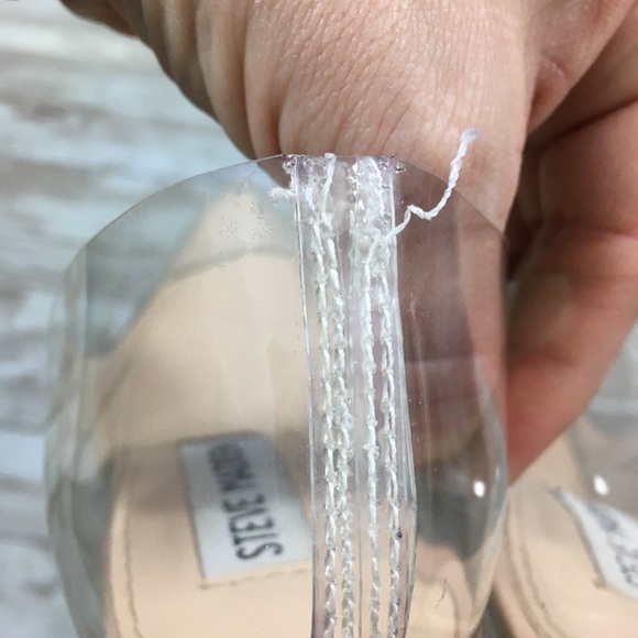 Steve Madden Vegas Clear/Nude  Pumps Size 7.5 - Picture 10 of 13
